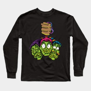 Shrunken Head Long Sleeve T-Shirt